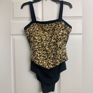 It‎ Figures Leaf One Piece Swimsuit Size 18W